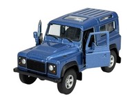 Welly Land Rover Defender Blau 1:34-1:39 1/34 Die Cast Metal Neu Im Kasten 42392