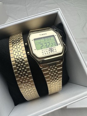Uhr Timex x Maison Margiela TWG067500 T80 MM6 Golden Steel Unisex
