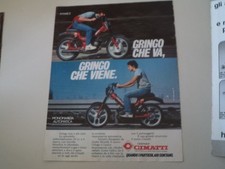 advertising Pubblicità 1983 CICLOMOTORE CIMATTI GRINGO 50 4 MARCE/MONOMARCIA 86
