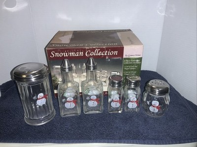 Gemco Ware Snowman Collection Tableware Shakers New