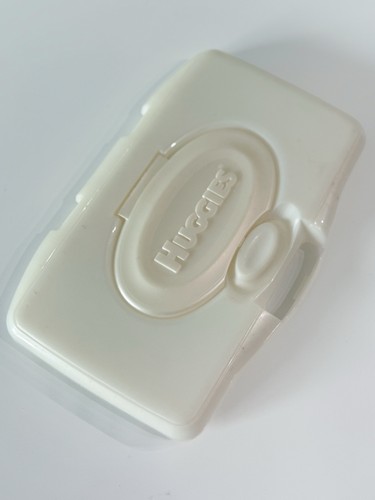 Huggies Baby Wipes Empty Replacement LID ONLY Plastic Container White