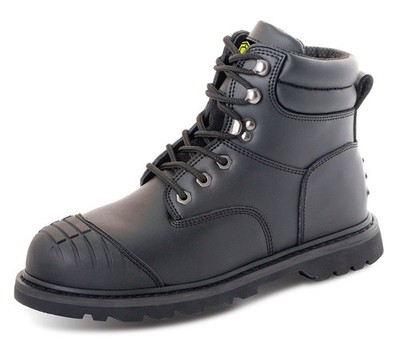 Beeswift - Goodyear Welt Sicherheitsarbeitsstiefel MS S/C schwarz UK12
