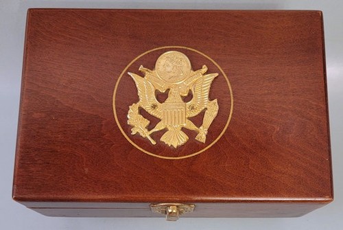 United States Seal Box Originally Housed Uncirculated Mint or Commerative Coins