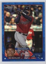 2023 Topps Chrome Logofractor Edition Blue Refractor 79/150 Bo Naylor #54 1kt5