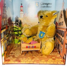 Steiff GIENGEN TEDDY SET 0162/00 replica 1906 Bear - Mother Baby 1984 signed