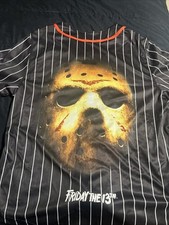 OFFICIAL Friday The 13th Jason Voorhees Mask Jersey MEN'S M Classic Horror