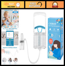 Nasal Aspirator for Babies  Toddlers, Hand Pump Nose Sucker, Quiet Suction, Saf