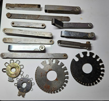 Large Lot: Blade Feeler Spark Plug Gap Measuring Tools Wire Gage Tools 1950s