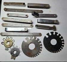 Large Lot: Blade Feeler Spark Plug Gap Measuring Tools Wire Gage Tools 1950s