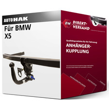 Für BMW X5 Typ E53 (Auto Hak) Anhängerkupplung vertikal abnehmbar neu