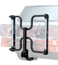 Leader Accessories Folding Hitch Mounted Ski & Snowboard Rack, Adjustable...