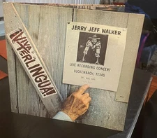 JERRY JEFF WALKER Viva Terlingua! LP w/paper insert   Honky Tonk Outlaw Country