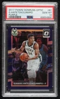 2017 Panini Donruss Optic Purple Prizm Giannis Antetokounmpo #81 PSA 10 GEM MT
