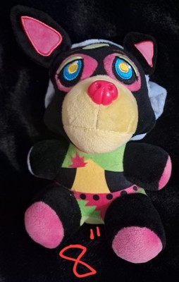 FNAF Five Nights At Freddy's Funko Security Breach Blacklight Roxanne Wolf 8''