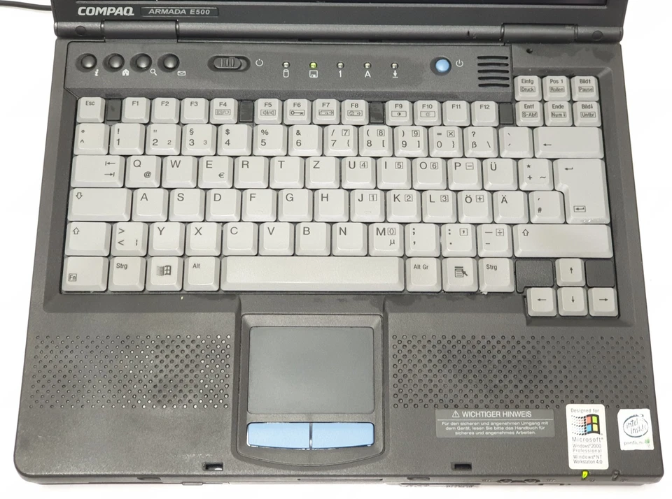 Compaq Armada PP2060 E500 Defekt Vintage Retro Notebook Laptop - Bild 3 von 4