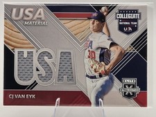 2020 Elite Extra Edition USA Material #USAM-CE CJ Van Eyk