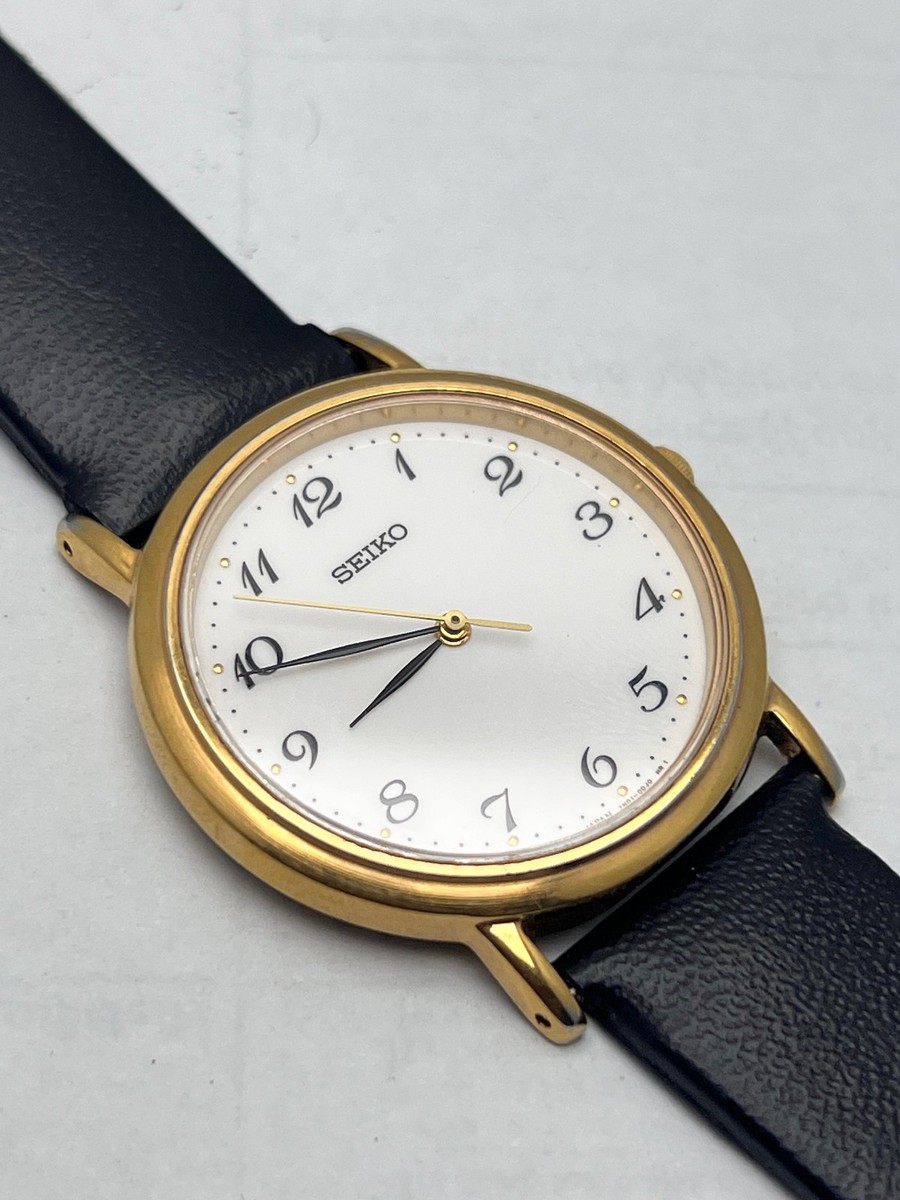 Seiko 7N01-0BH0 Japan Made Vintage Slim Dial Quartz Men's Wrist