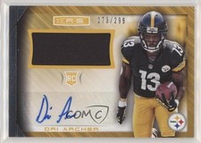 2014 Panini Rookies & Stars Rookie Materials Signatures /299 Dri Archer Auto n1u