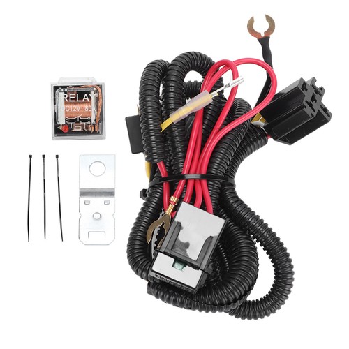 Universal 12V/24V Horn Cable Relay For Grille Mount Blast Tone Horns Motorcycle Horn Wire Wiring Harness Kit For Car Truck Relay Fuse 12v I611500882