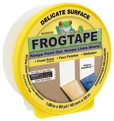 8 Pack Delicate Surface Yellow Painting Tape, 1.88-In. x 60-Yrd. 280222