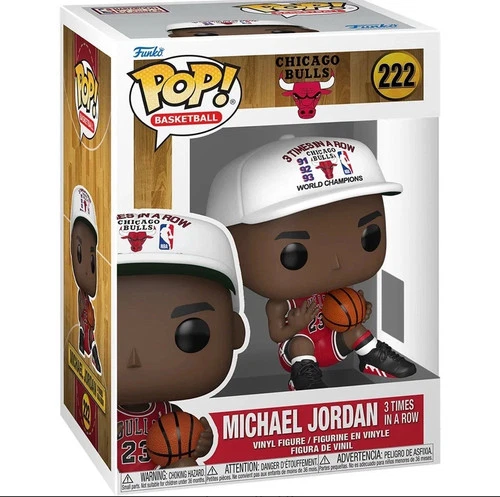 NBA Chicago Bulls Michael Jordan 3 Times in a Row POP Vinyl Figure #222 Funko