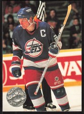 Thomas Steen, 1991-92 Pro Set Platinum, #138, Winnipeg Jets,
