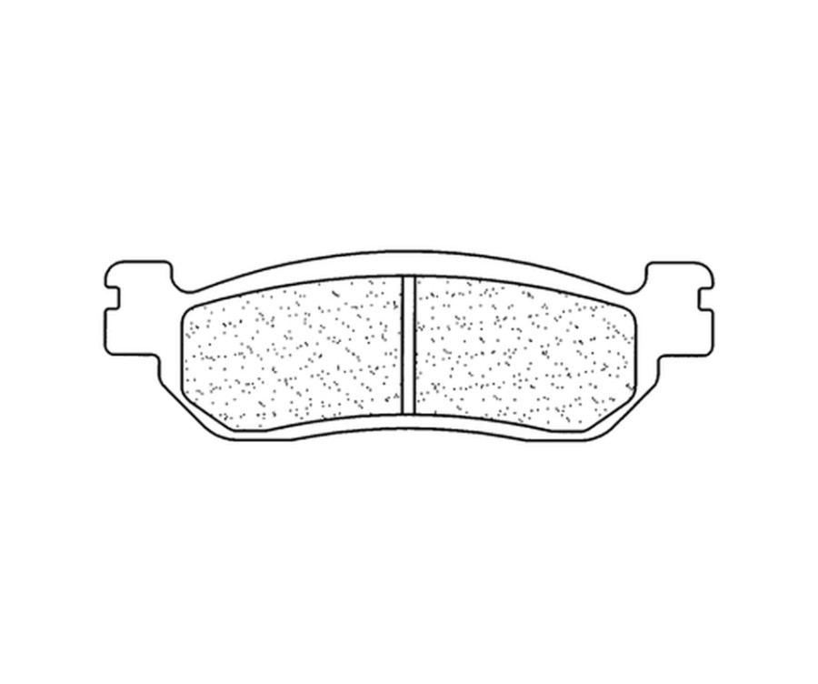 Plaquettes de frein CL Brakes 2828S4 en métal fritté pour moto de route