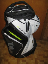 BRAND NEW Wilson Alpine Cart Bag 14 way top Lt Grey / Black