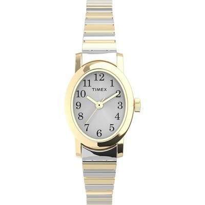 Timex Cavatina T2M570 Womens Watch Two-Tone Stainless Steel Expansion Band