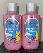 NEW 2 Bath Body Works Peepin' It Real PEEPS Body Wash Gel 10 oz