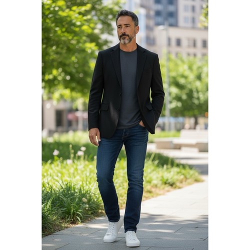 Nordstrom Signature Sartoria Sarar Wool Cashmere Sport Coat Black 42L