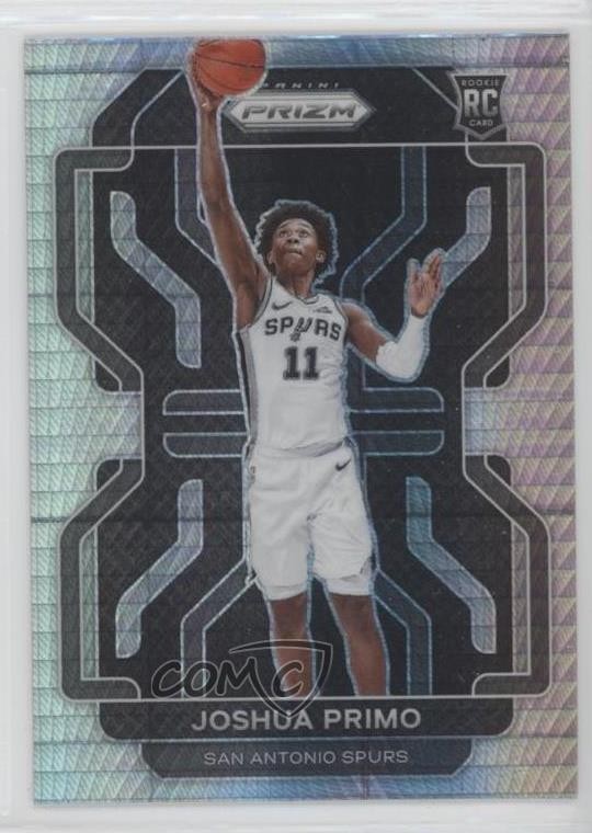 2021-22 Panini Prizm Hyper Prizm Joshua Primo #298 0c2