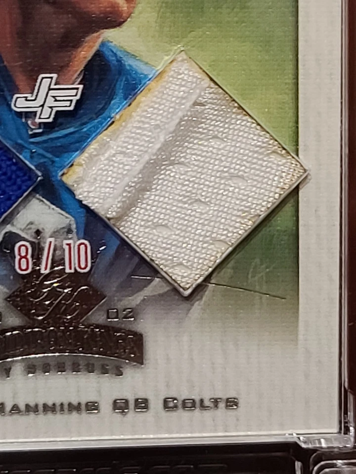 2025 Jersey Fusion 2002 - Peyton Manning dual Patch 8/10 Colts NFL SSP - Image 4 of 4