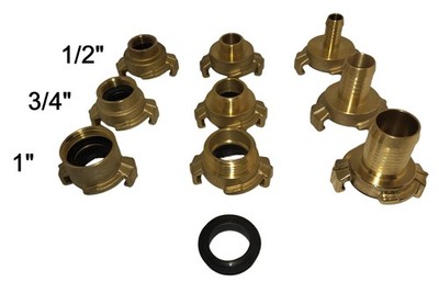Messing Schlauchkupplung Schlauchkupplungen Tülle / Gewinde Geka System 