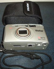 Vivitar PZ3070 Silver 35mm Date Camera with 35-70mm Zoom Lens