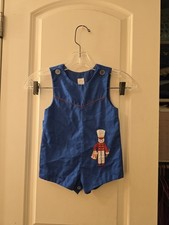Baby Boy Vintage Romper Blue With Lil Drumboy Detail 24 Month's