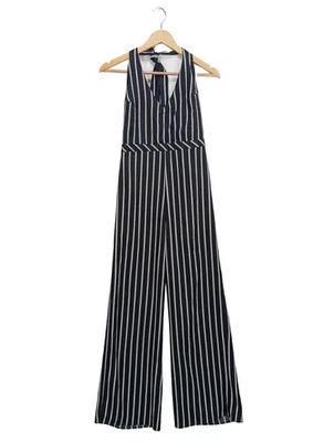 FOREVER 21 Mono Largo Mujeres Pantalón Talla EU 38 gris claro estilo fiesta - Imagen 1 de 4