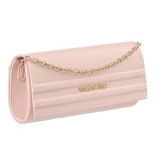 Valentino Sofie Sipria Pink Clutch Bag With Detachable Chain Handle