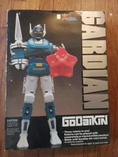 Godaikin Bandai 1980s Chogokin Garbin Guardian Robot Complete Box Vintage Japan
