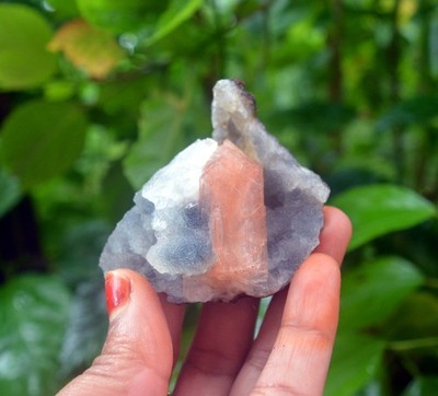 stilbite w/ chalcedony matrix minerals specimen s-9