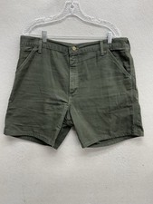 Carhartt WU1866 Men s Canvas Shorts Size 38 38x7 Moss Green USA