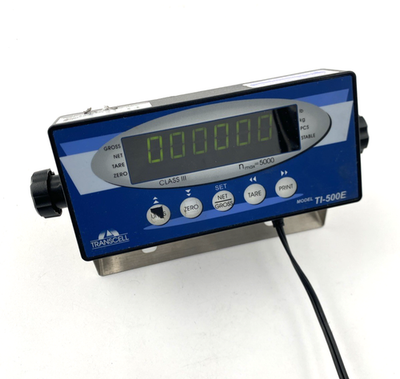 #ad TESTED WORKS Transcell TI 500E Industrial Weighing Scale Pressure Indicator $142.80