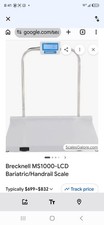 Brecknell MS1000-LCD Bariatric Handrail Scale Platform w/ LCD Display