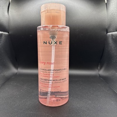 Nuxe Very Rose 3-in-1 Soothing Micellar Water Makeup Remover 13.5 oz 400ml New