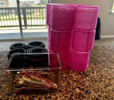 Hair Roller Set with Rollers, Roller Clips  Storage Cases   Mixed Sizes