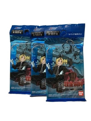 Fullmetal Alchemist Trading Cards 3-Pack Neu