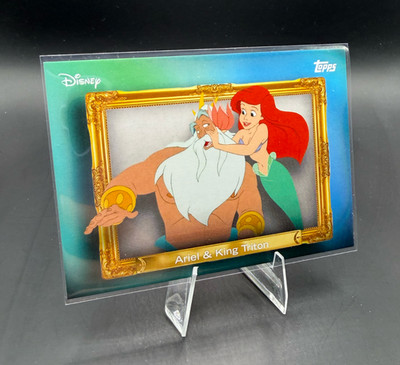 Ariel & King Triton 2026 Topps Disney Neon Family First #FF-19