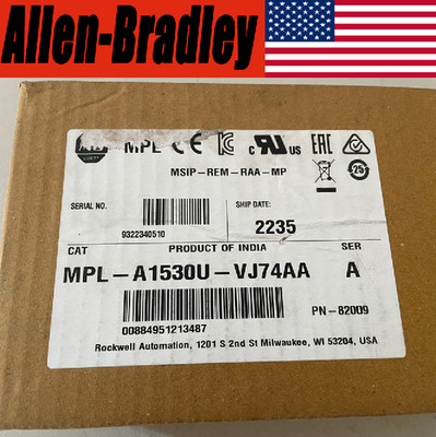 New Sealed MPL-A1530U-VJ74AA Ser A AB Kinetix AC Servo Motor 7000RPM