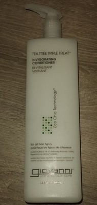Giovanni Tea Tree Triple Treat Conditioner 33.8 oz 1000ml Jumbo Size Vegan New