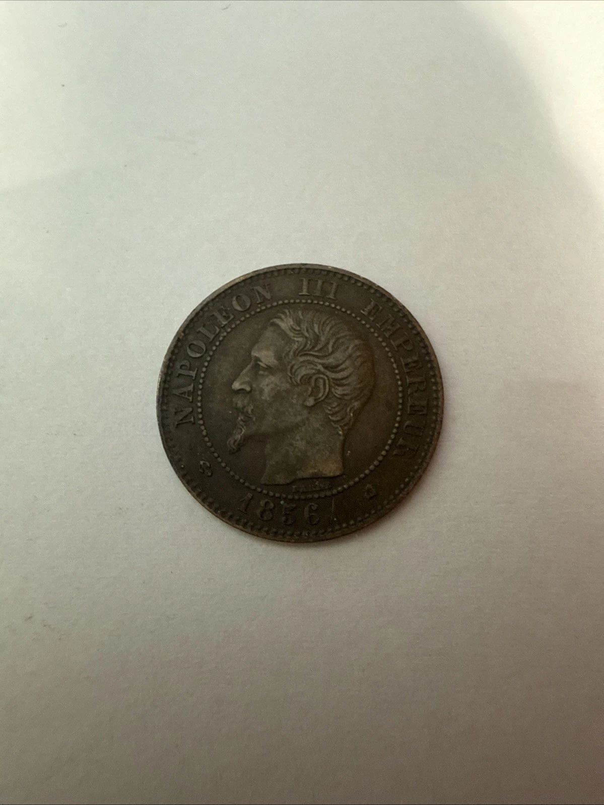 Monnaie 2 Centimes Deux Centimes Napoléon III Empereur 1856 k
